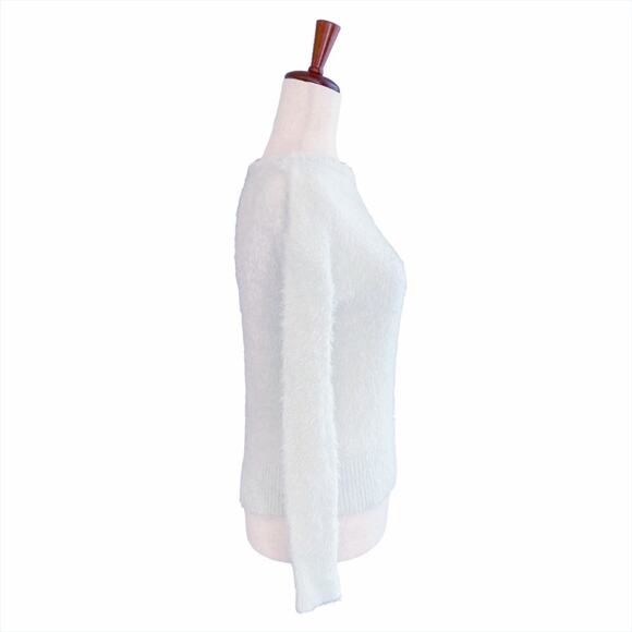 GELATO PIQUE Super Soft Fuzzy Pale Mint Green Sweater OS (fits like S) - Picture 3 of 6